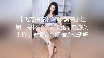 【飞刀探花】23岁漂亮小姐姐，身材好，大长腿，漫游女上位，激情交合娇喘销魂动听