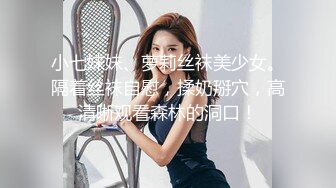 小七妹妹、萝莉丝袜美少女。隔着丝袜自慰，揉奶掰穴，高清晰观看森林的洞口！