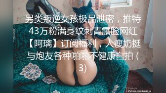 另类叛逆女孩极品泄密，推特43万粉满身纹刺青露脸网红【阿璃】订阅福利，人瘦奶挺与炮友各种啪啪不健康自拍 (3)