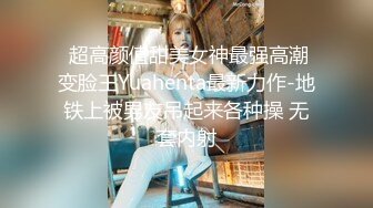  超高颜值甜美女神最强高潮变脸王Yuahenta最新力作-地铁上被男友吊起来各种操 无套内射