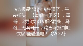 ★☆极品流出☆★牛逼了，午夜街头，【呦呦宝贝呀】，重磅，2男3女KTV群P混操，马路上无套开干，鸡巴深插到吐 饮尿 骚逼通电！《VO.2》